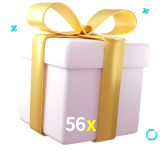 Receba seus bônus de boas-vindas no 56x